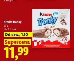 Lidl Wafle Kinder Tronky 5-pak oferta
