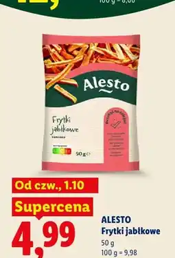 Lidl Frytki jabłkowe suszone Alesto oferta