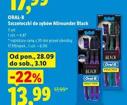 Lidl Szczoteczki do zębów Oral-B Allrounder Black 3-pak oferta