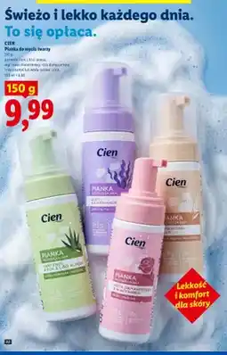 Lidl Pianka do mycia twarzy algi i kwas hialuronowy Cien oferta
