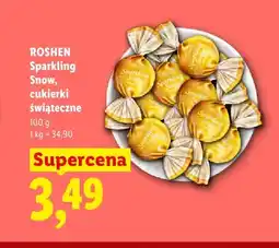 Lidl Cukierki świąteczne Roshen Sparkling Snow oferta