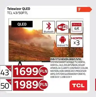Telewizor Qled Tcl 43P7 l