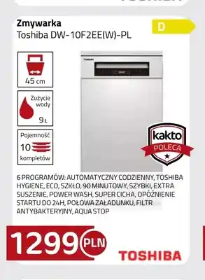 Zmywarka Toshiba DW-10F2EE(W)-PL