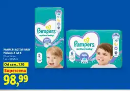 Lidl Pieluszki Pampers Active Baby 5 112-pak oferta