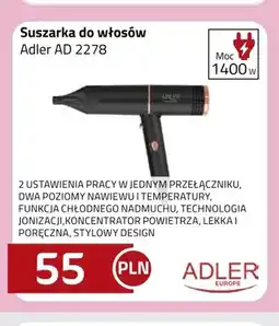 Kakto Suszarka do włosów Adler Ad 2278 oferta