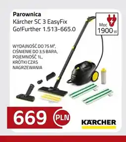 Kakto Parownica Kärcher Sc 3 EasyFix Go!Further 1,513-665,0 oferta
