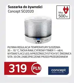 Kakto Suszarka do żywności Concept SO2020 oferta
