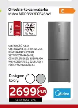 Kakto Chłodziarko-zamrażarka Midea MDRB593FGE46/45 oferta