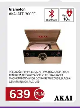 Kakto Gramofon Akai ATT-300CC oferta