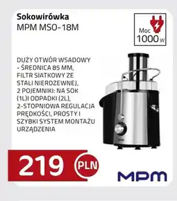 Kakto Sokowirówka Mpm MSO-18 m oferta