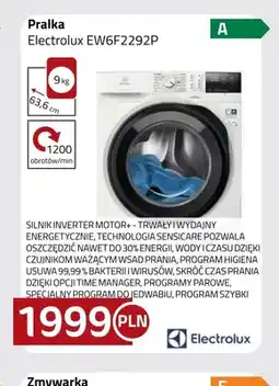 Kakto Pralka Electrolux EW6F2292P oferta