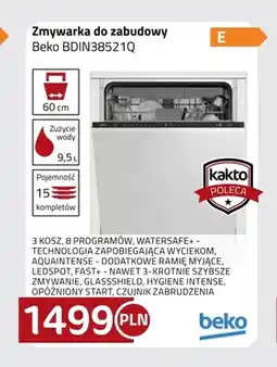 Kakto Zmywarka do zabudowy Beko BDIN38521Q oferta