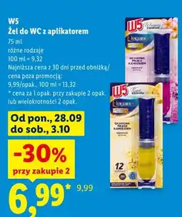Lidl Żel do WC z aplikatorem W5 Elegance Wiosenny Poranek oferta