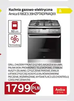 Kakto Kuchnia gazowo-elektryczna Amica 618GE3,39HZPTADPNAQXX oferta