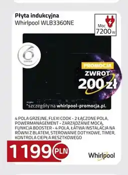 Kakto Płyta indukcyjna Whirlpool WLB3360NE oferta