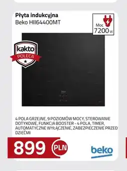 Kakto Płyta indukcyjna Beko HII64400MT oferta