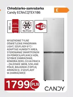 Kakto Chłodziarko-zamrażarka Candy ECN4CQTEX186 oferta