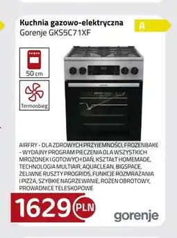 Kakto Kuchnia gazowo-elektryczna Gorenje GKS5C71XF oferta
