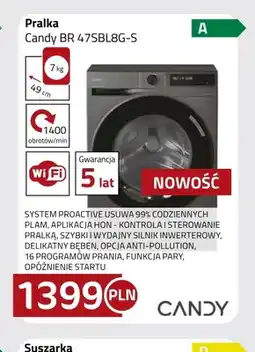 Kakto Pralka Candy Br 475BL8 g-S oferta