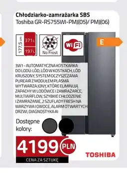 Kakto Chłodziarko-zamrażarka Sbs Toshiba GR-RS755WI-PMJ(05)/ PMJ(06) oferta