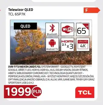 Telewizor Qled Tcl 65P7K