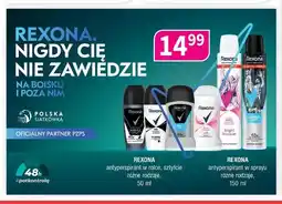 Drogerie Polskie Antyperspirant w rolce lub sztyfcie Rexona oferta