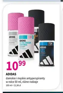 Drogerie Polskie Damskie i męskie antyperspiranty w rolce Adidas oferta