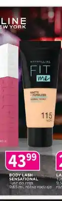 Drogerie Polskie Tusz do rzęs Body Lash Sensational Maybelline New York oferta