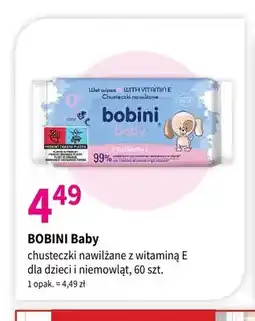Drogerie Polskie Chusteczki nawilżane z witaminą E dla dzieci i niemowląt Bobini Baby oferta