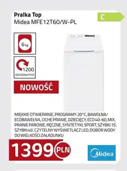 Kakto Pralka Top Midea MFE12T60/W-PL oferta