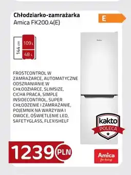Kakto Chłodziarko-zamrażarka Amica FK200,4(E) oferta