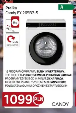 Kakto Pralka Candy Ey 26SB7-S oferta