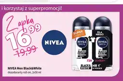 Drogerie Polskie Dezodorant roll-on Nivea Men Black & White 2-pak oferta