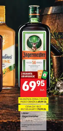 Delikatesy Centrum Likier Jägermeister oferta