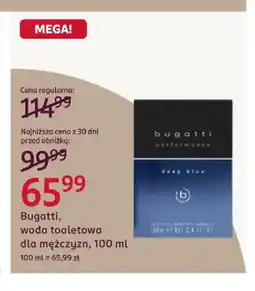 Rossmann Woda toaletowa dla mężczyzn Bugatti oferta