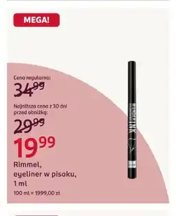 Rossmann Eyeliner w pisaku Rimmel oferta