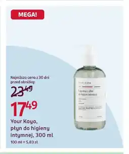 Rossmann Płyn do higieny intymnej Your Kaya oferta