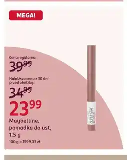 Rossmann Pomadka do ust Maybelline oferta