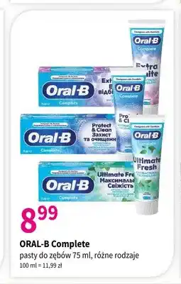 Drogerie Polskie Pasta do zębów Oral-B Complete Extra White oferta