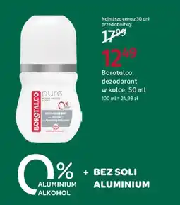 Rossmann Dezodorant w kulce Pure Borotalco oferta