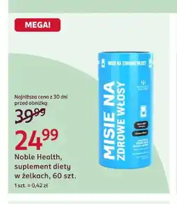 Rossmann Suplement diety w żelkach Noble Health oferta