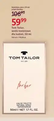 Rossmann Woda toaletowa dla kobiet Tom Tailor oferta