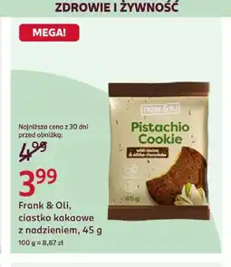 Rossmann Ciastko kakaowe z nadzieniem Frank & Oli oferta