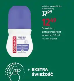 Rossmann Antyperspirant w kulce Fresh Borotalco oferta