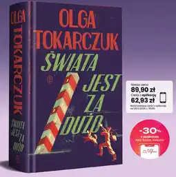 Świat Książki Książka Olga Tokarczuk oferta