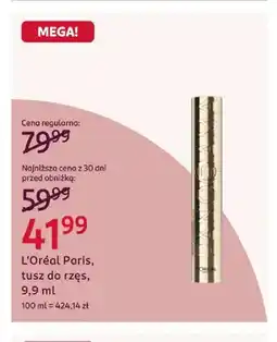 Rossmann Tusz do rzęs L'Oréal Paris oferta