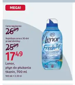 Rossmann Płyn do płukania tkanin Lenor oferta