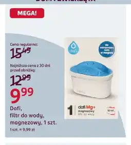 Rossmann Filtr do wody magnezowy Dafi oferta