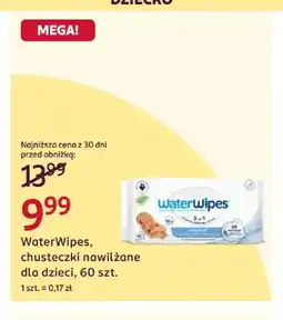 Rossmann Chusteczki nawilżane dla dzieci WaterWipes oferta