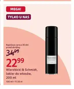 Rossmann Lakier do włosów Wierzbicki & Schmidt oferta